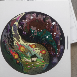 Qian & Kun - I Ching Print #1: