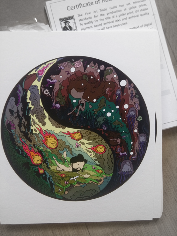 Qian & Kun - I Ching Print #1: