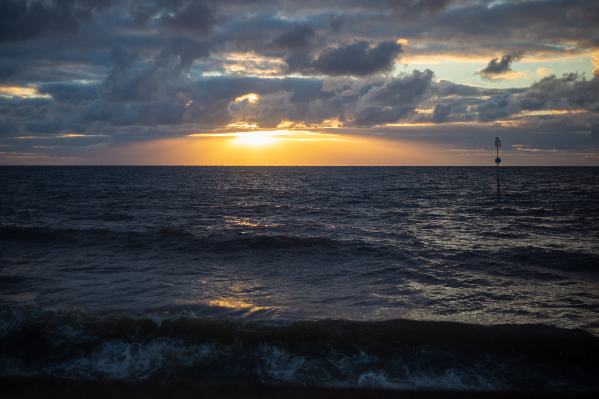 Sunset over the Wash