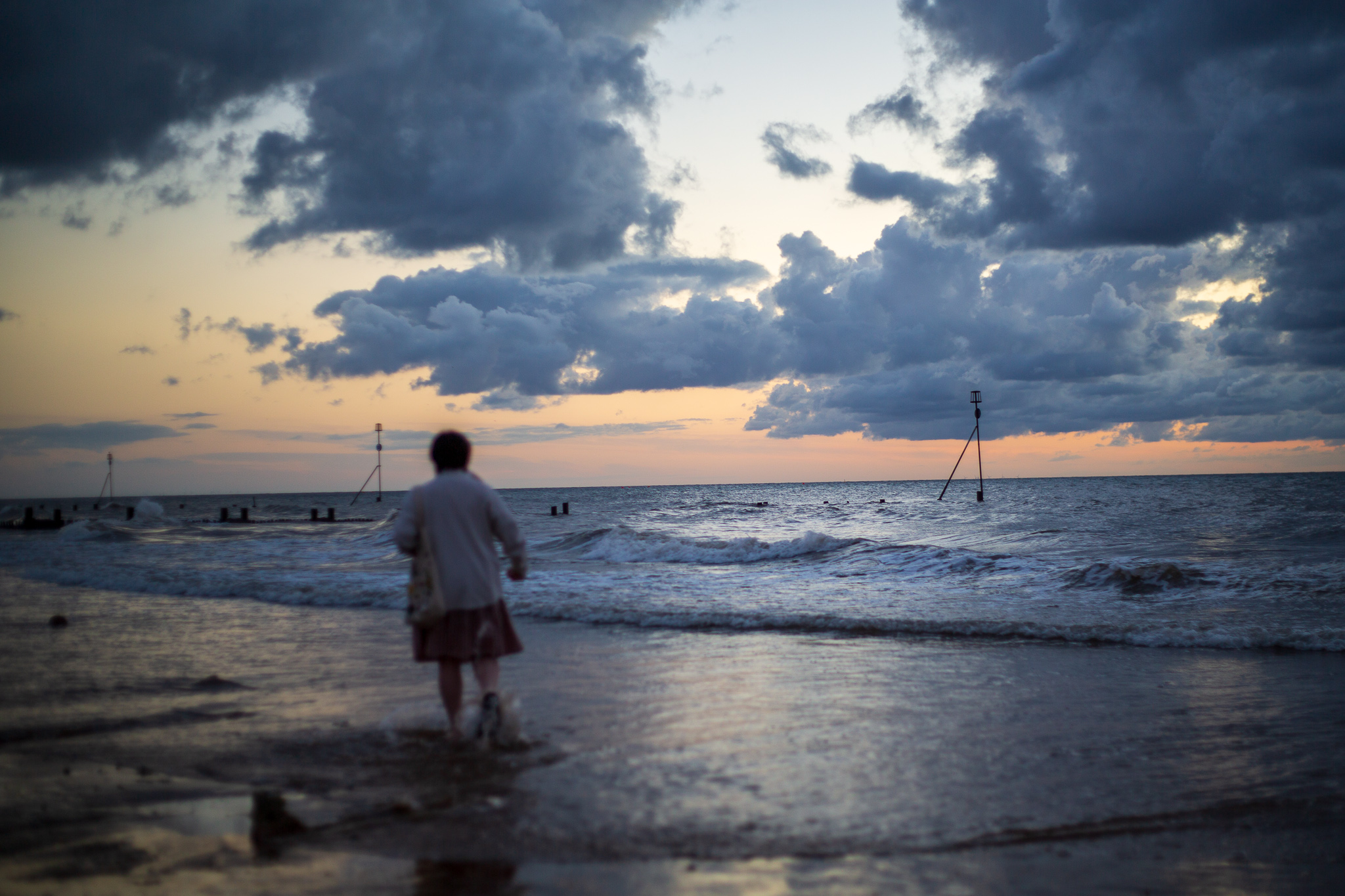 Ellie on Hunstanton Beach