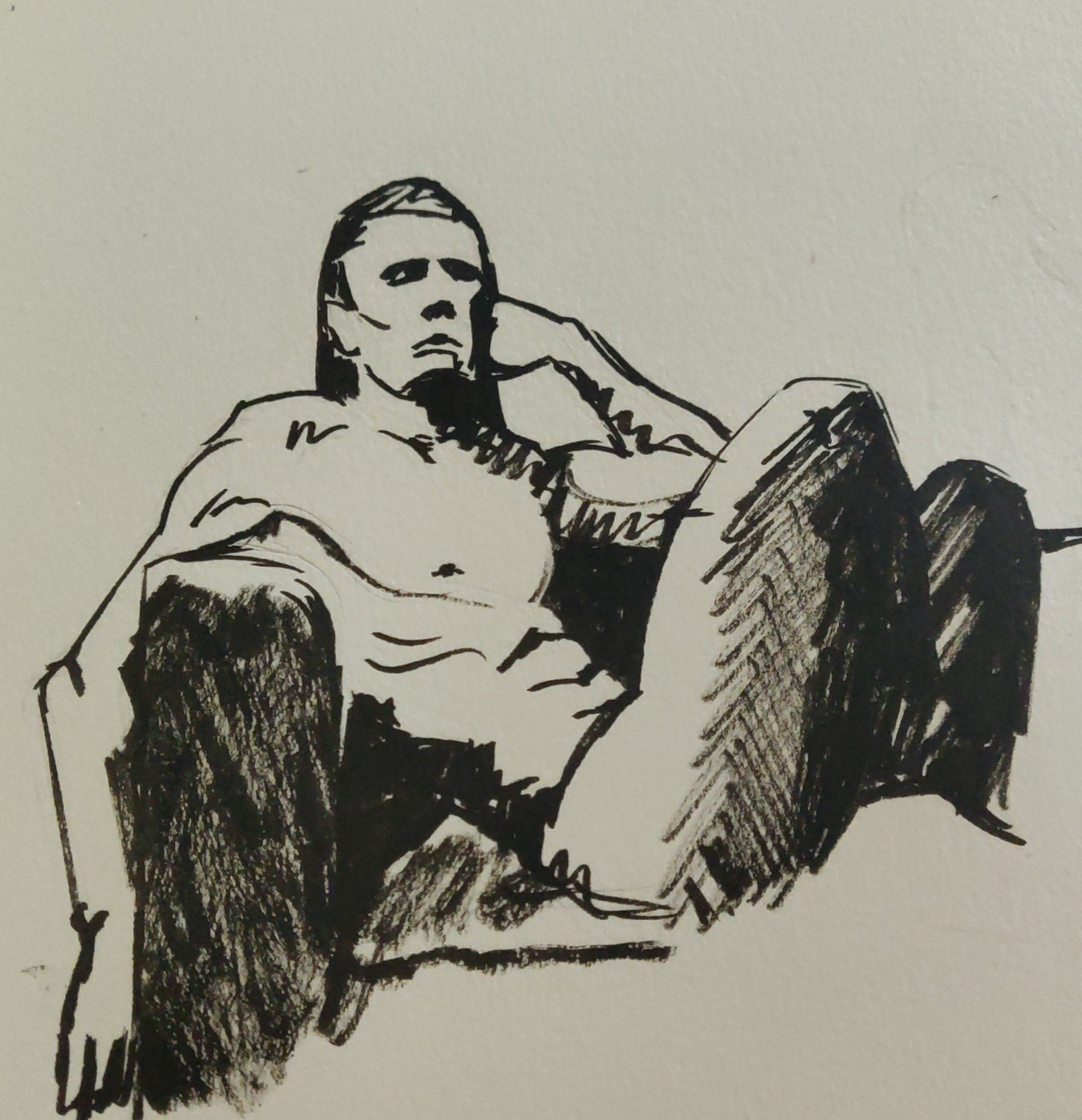 Brush Pen Figure Studies
